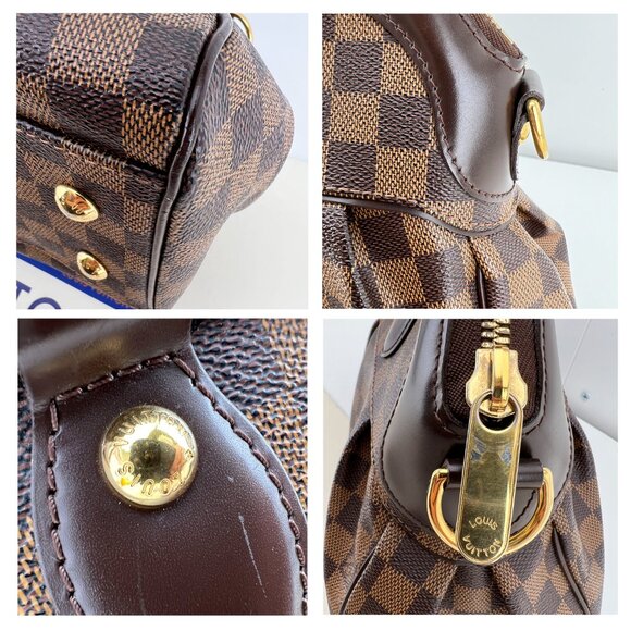 Louis Vuitton Damier Ebene Trevi PM Satchel Shoulder Handbag - Picture 11 of 13
